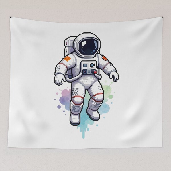 Item preview, Astronaut Floating with watercolor splash designed and sold by inkadventure.