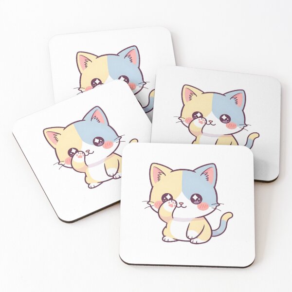 Item preview, Cute Kawaii Animal Stickers | Adorable Cat Dog Bunny Fox Hamster Cartoon Bundle designed and sold by StickerNestYou.