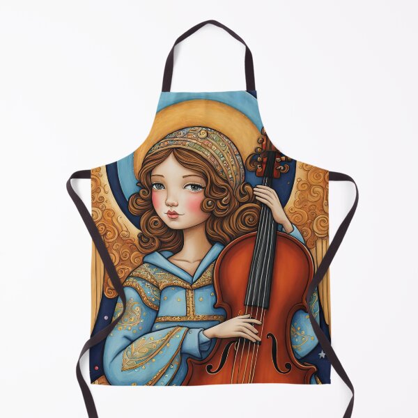 Item preview, Angel with wings wearing a hoodie Playing a Cello designed and sold by Colin Bentham.