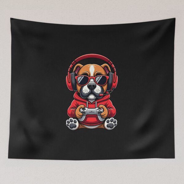 Item preview, Gamer Dog Gaming Bulldog Funny designed and sold by GrumpySableye.