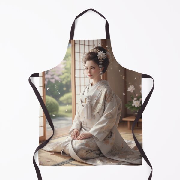 Item preview, Elegant Japanese Bride in Spring Light – Mori no Akari Series designed and sold by Mori-no-Akari.
