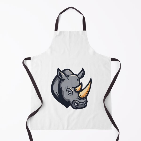 Item preview, Powerful Rhino Head Mascot – Bold Animal Vector Design designed and sold by Kavya Art.