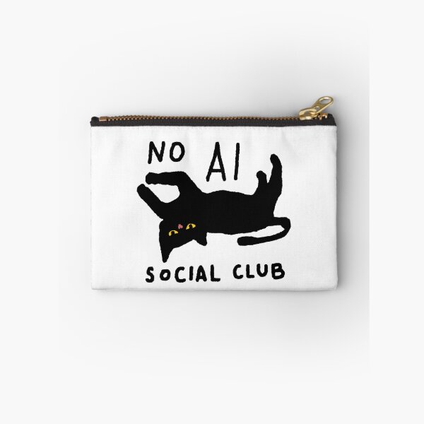 Item preview, NO AI Social Club 2 designed and sold by Sara’s Little Printing Shop.