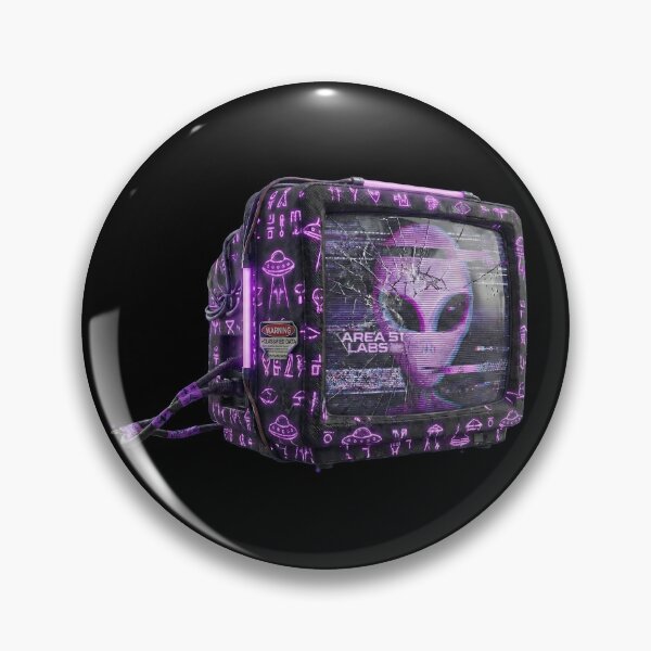 Item preview, Area 51 Labs: SURVEILLANCE MONITOR - Purple Edition (Classified Archive) designed and sold by AREA51.LABS.