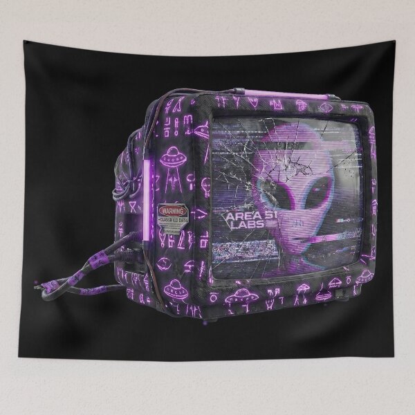 Item preview, Area 51 Labs: SURVEILLANCE MONITOR - Purple Edition (Classified Archive) designed and sold by AREA51.LABS.