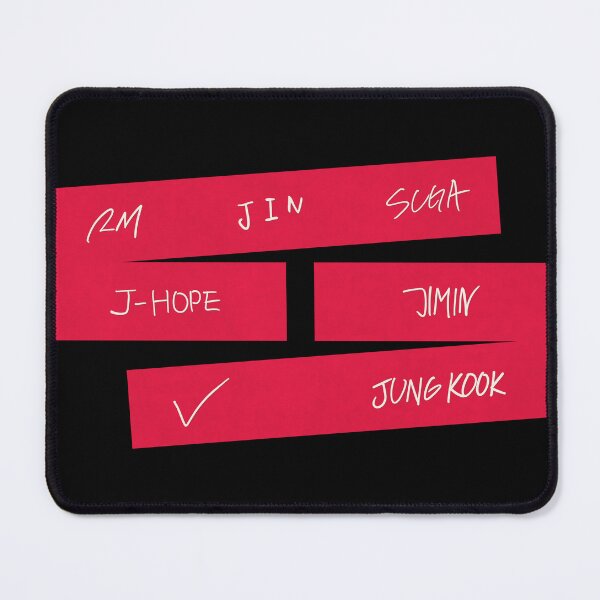 Item preview, BTS ARIRANG  - red with names - bts world tour 2026 designed and sold by moteesshop.
