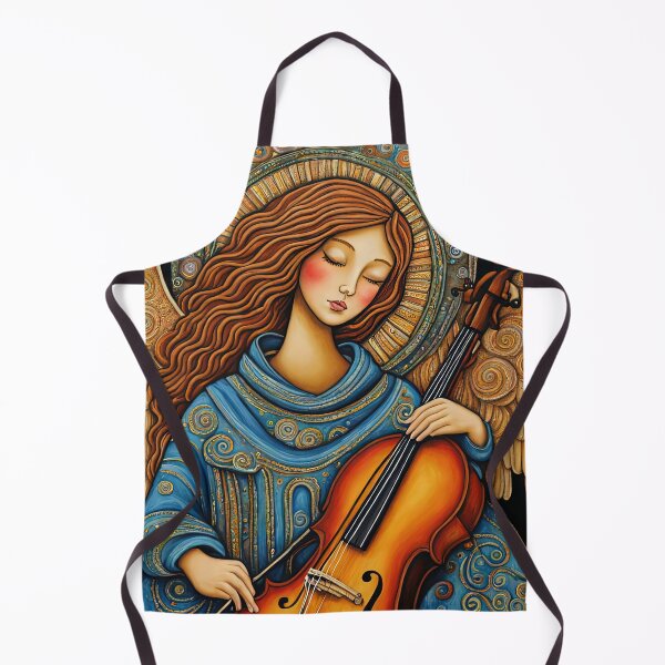 Item preview, Angel with wings wearing a hoodie Playing a Cello designed and sold by Colin Bentham.