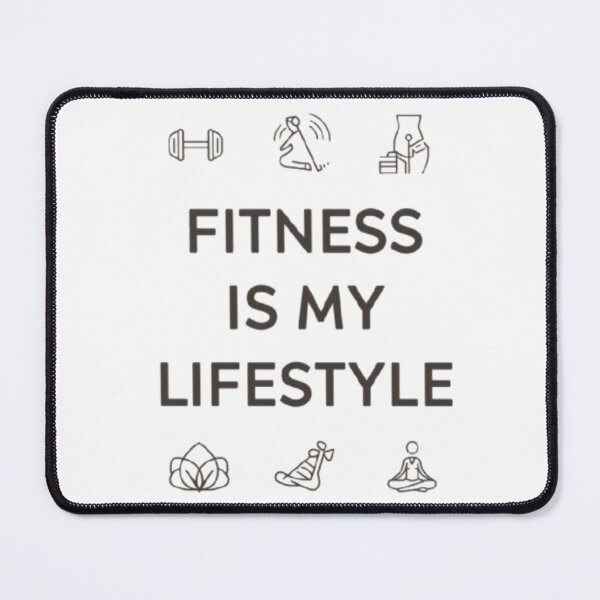 Item preview, Fitness Is My Lifestyle – Gym Motivation Workout T-Shirt designed and sold by rsuniquestyle.