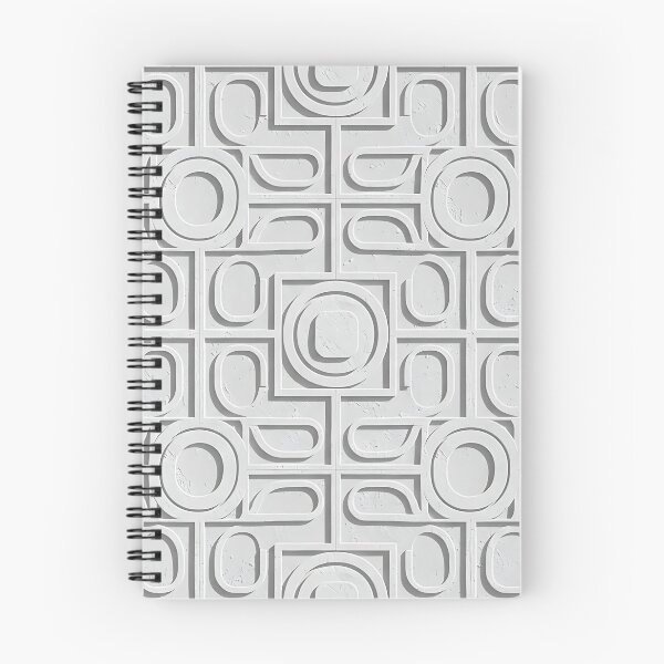 Item preview, Modern White Geometric Relief designed and sold by v1per4ever.