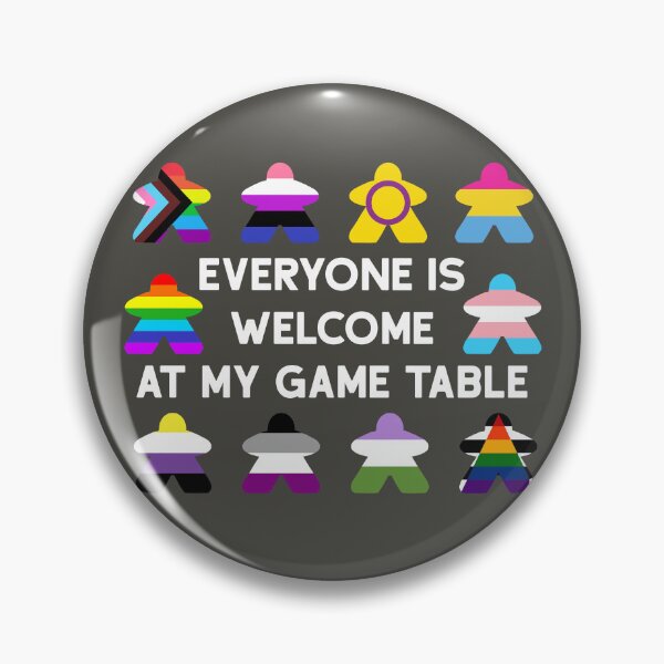 Item preview, Inclusive Meeple Board Game Table Tabletop Love  designed and sold by TackyTime.
