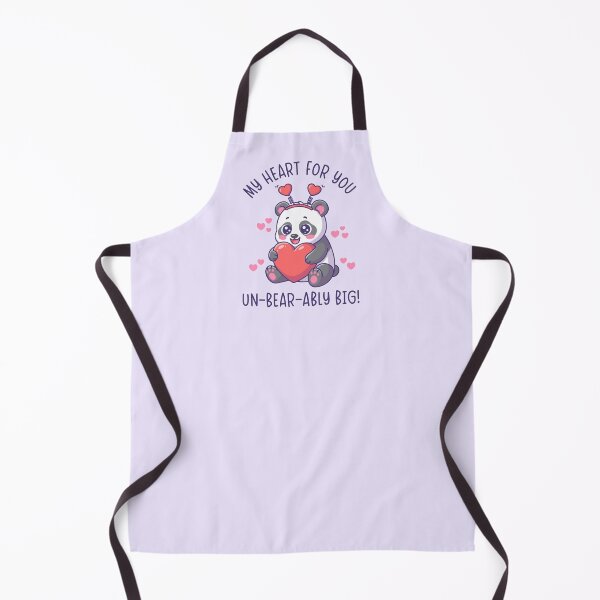 Item preview, My Heart For You Un-Bear-Ably Big - Cute Panda Valentine Pun designed and sold by Brogress Project.