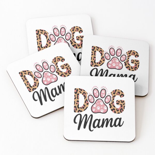 Item preview, Cute Dog Mama Leopard Dog Lover Paw Dog Mom Squad designed and sold by TheRetroStyle.