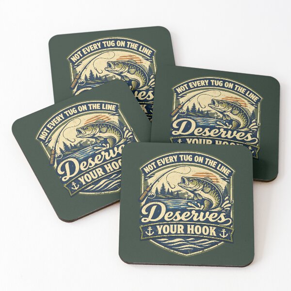 Item preview, Deserves Your Hook Fishing Quote designed and sold by EimSol.