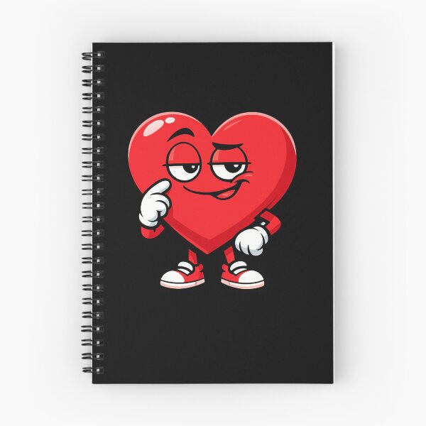 Item preview, Divertido personaje de corazón anti-San Valentín designed and sold by Paninides.