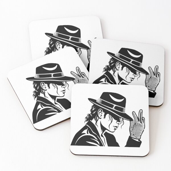 Artikelvorschau, M.J. Strichzeichnung Fedora-Handschuh Friedenszeichen entworfen und verkauft von ExploreAura Studio.
