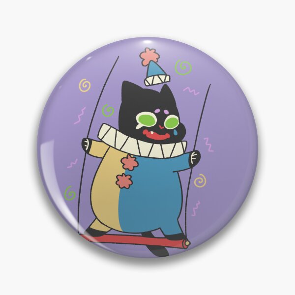 Item preview, Clown Kitty on swing designed and sold by Pawtachi.