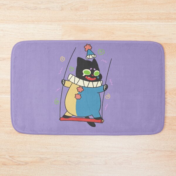 Item preview, Clown Kitty on swing designed and sold by Pawtachi.