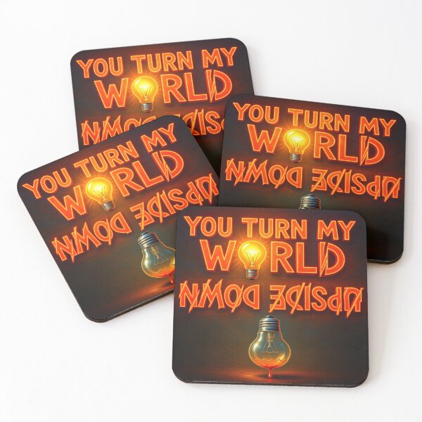 Item preview, U Turn My World Upside Down – Valentine Tee designed and sold by Mirks74.
