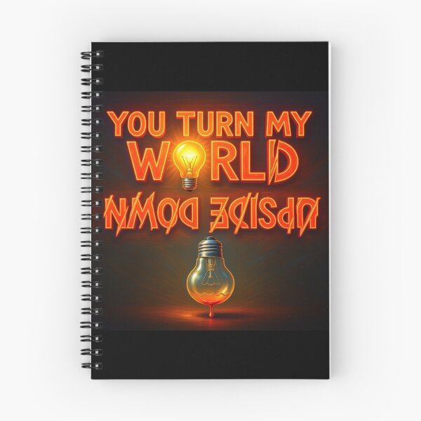 Item preview, U Turn My World Upside Down – Valentine Tee designed and sold by Mirks74.