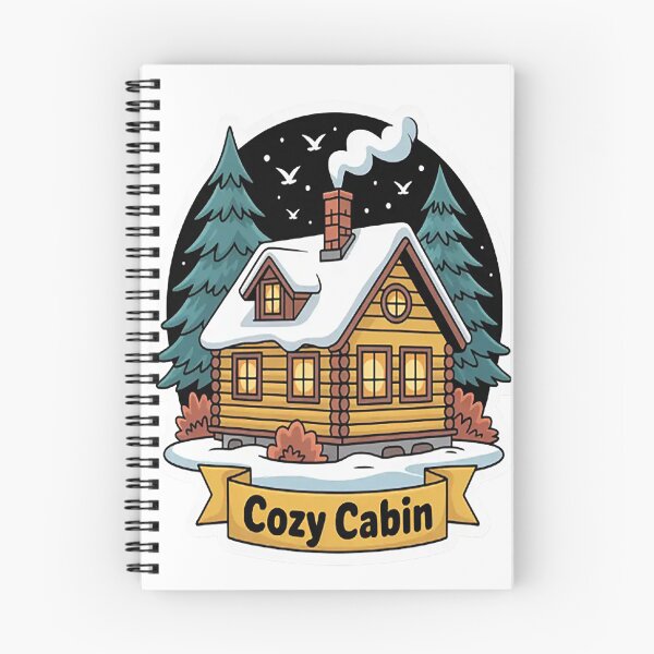 Item preview, Cozy Cabin in the Woods designed and sold by NicolaMail.