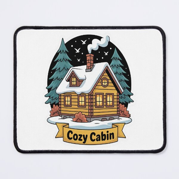 Item preview, Cozy Cabin in the Woods designed and sold by NicolaMail.