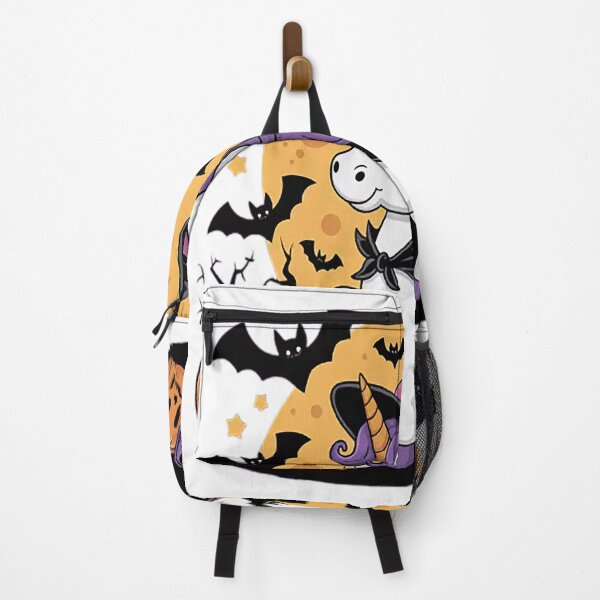 Item preview, Cute Unicorn Witch Halloween Pumpkins and Bats Spooky designed and sold by NicolaMail.
