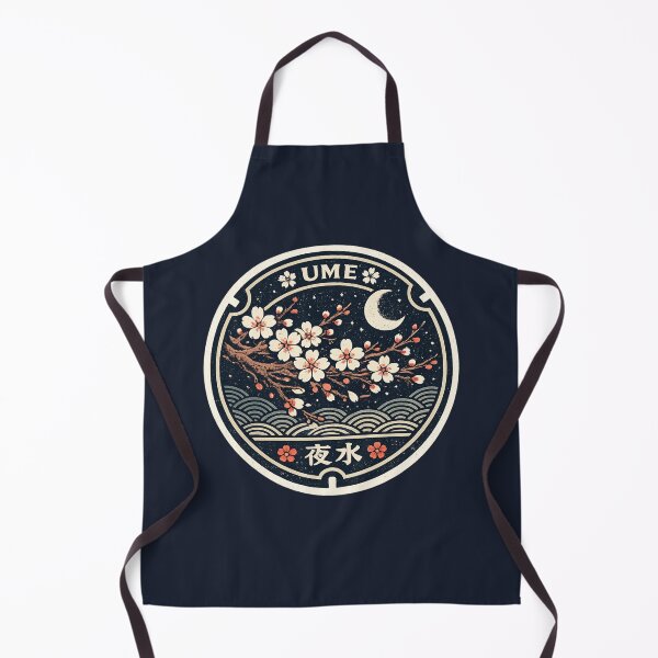 Item preview, Ume Blossom Night Seal Manhole Cover Art designed and sold by Planthem.