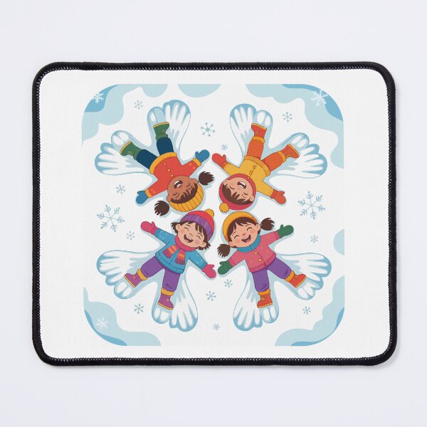 Item preview, Children make snow angels designed and sold by desinganddecor.