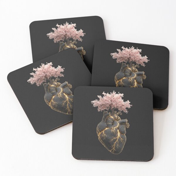 Item preview, Kintsugi Heartbloom – Luxury Golden Healing Art designed and sold by MonaRose_Art.