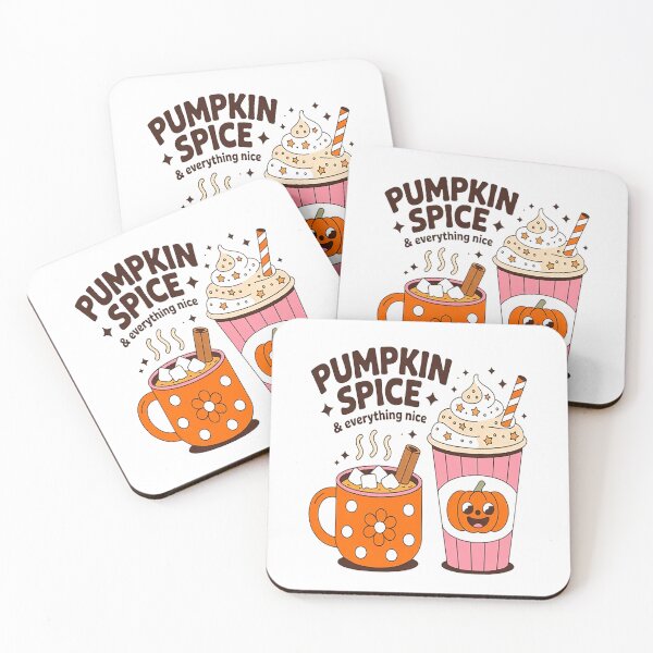 Item preview, Fall coffee pumpkin spice latte iced warm cozy autumn orange designed and sold by NicolaMail.