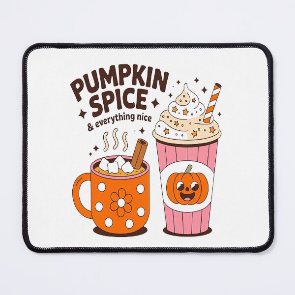 Item preview, Fall coffee pumpkin spice latte iced warm cozy autumn orange designed and sold by NicolaMail.