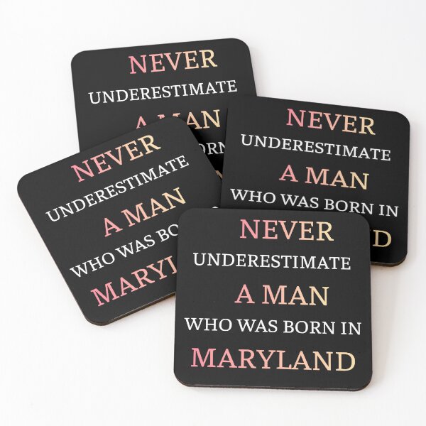 Item preview, Never Underestimate A Maryland Born Man designed and sold by thurma85.