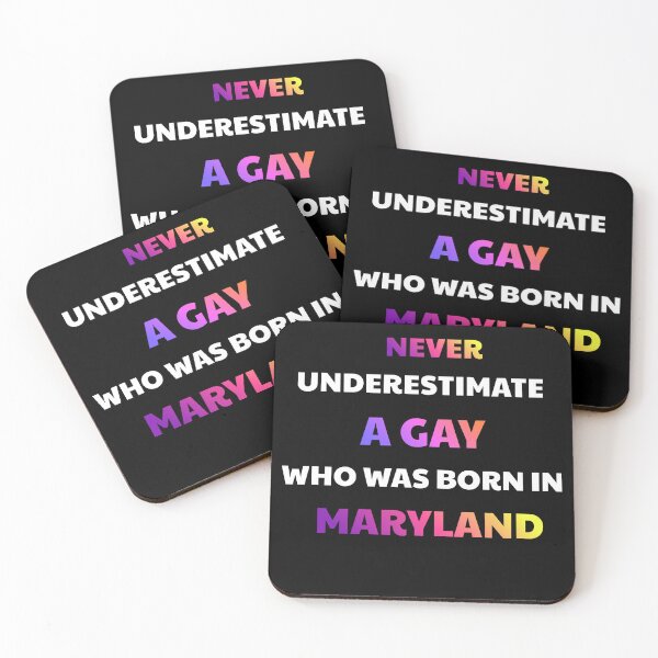 Item preview, Never Underestimate A Gay Maryland Born designed and sold by julissa9474.