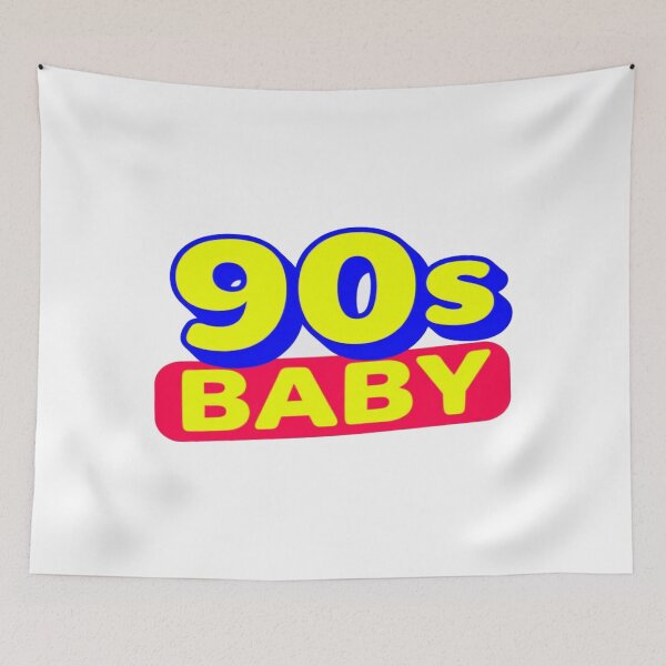 Item preview, Bold Retro "90s BABY" Design – Nostalgic 90s Aesthetic for Millennials, Gen Y, Vintage Lovers designed and sold by Bright Nest Studio.