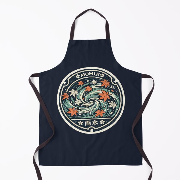 Item preview, Momiji Maple Drift Manhole Cover Art designed and sold by Planthem.