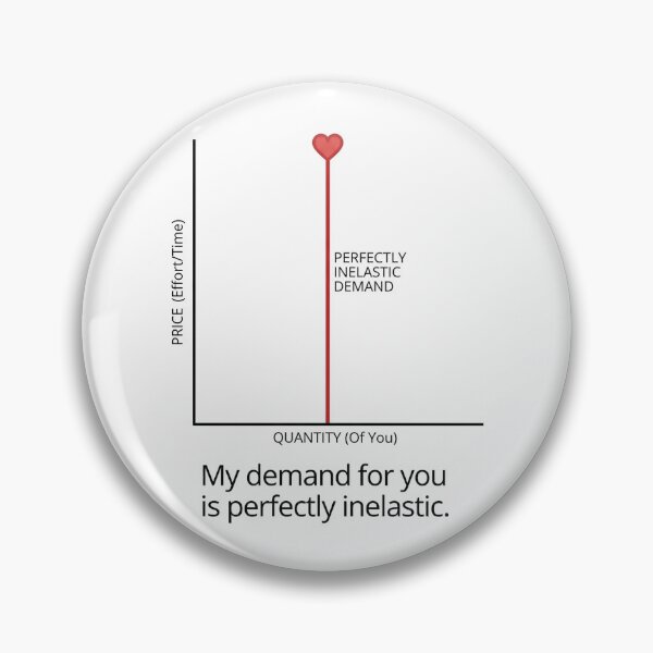 Item preview, Perfectly Ineslastic Demand Economics Valentine designed and sold by FiscalFashions.