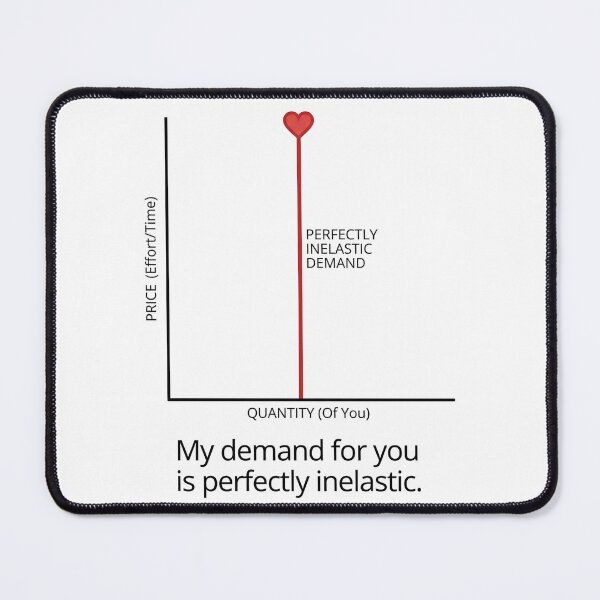 Item preview, Perfectly Ineslastic Demand Economics Valentine designed and sold by FiscalFashions.