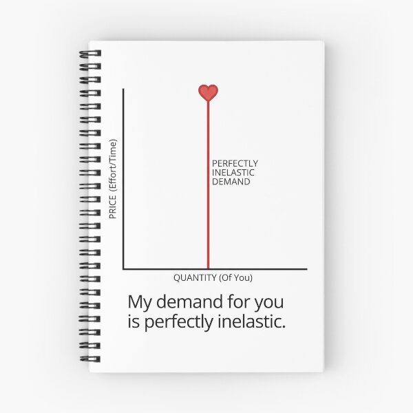 Item preview, Perfectly Ineslastic Demand Economics Valentine designed and sold by FiscalFashions.