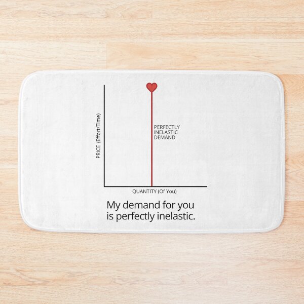 Item preview, Perfectly Ineslastic Demand Economics Valentine designed and sold by FiscalFashions.