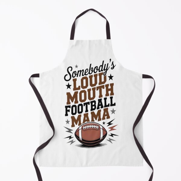 Item preview, Somebody's Loudmouth Football Mama groovy football mom designed and sold by TheRetroStyle.