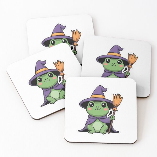 Item preview, Frog in Witch Halloween designed and sold by NicolaMail.