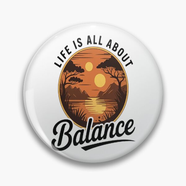 Item preview, SUP Paddleboard Life'S All About Balance Sunset designed and sold by TheRetroStyle.