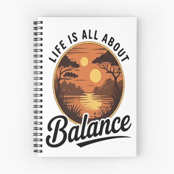 Item preview, SUP Paddleboard Life'S All About Balance Sunset designed and sold by TheRetroStyle.