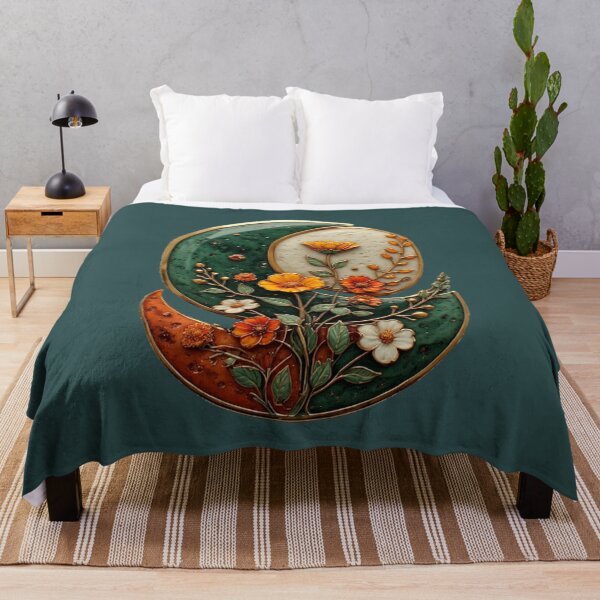 Artikelvorschau, Vintage Celestial Crescent Moon - Enamel Style entworfen und verkauft von Shift-Bloom.