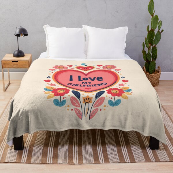 Item preview, I Love My Girlfriend Cute Heart Art designed and sold by MyWittyThings.