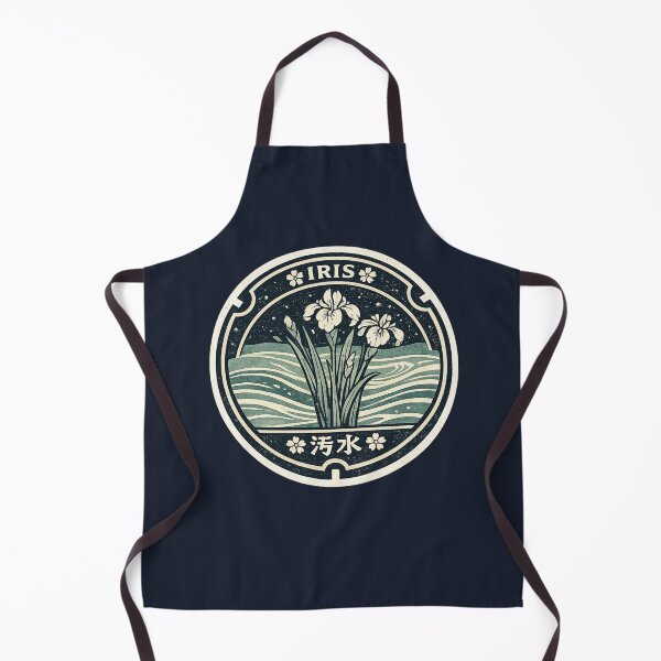 Item preview, Iris & River Lines Manhole Cover Art designed and sold by Planthem.