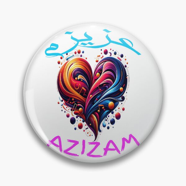 Item preview, Azizam (عزیزم) #20 – Persian English Love Typography Design designed and sold by MyAceCrafts.