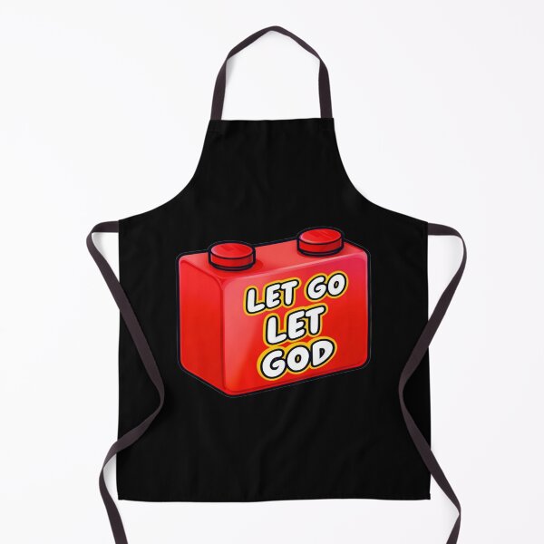 Item preview, Bold Let Go Let God LEGO-Inspired Motivational Design – Faith-Based Typography for Empowered Living designed and sold by Bright Nest Studio.