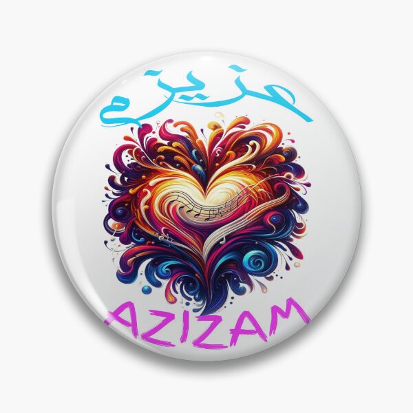 Item preview, Azizam (عزیزم) #22 – Persian English Love Typography Design designed and sold by MyAceCrafts.