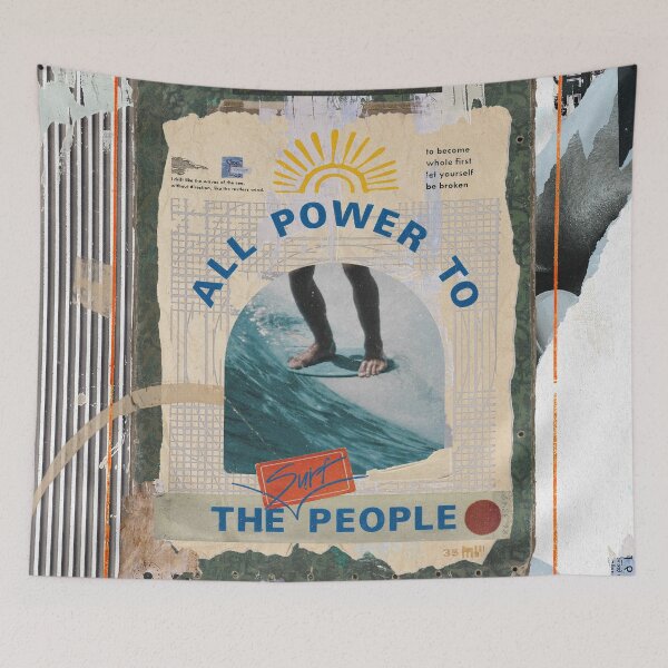 Item preview, all power to the surf people designed and sold by Seungjun Na.